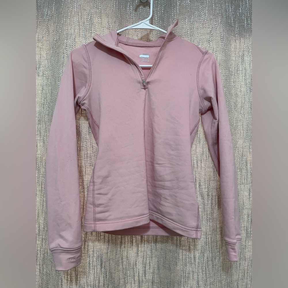 Nike Pink Half-Zip athletic Top